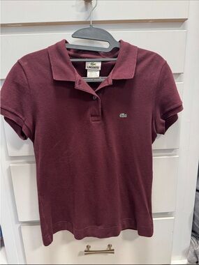 Lacoste Short Sleeve Polo - Wine